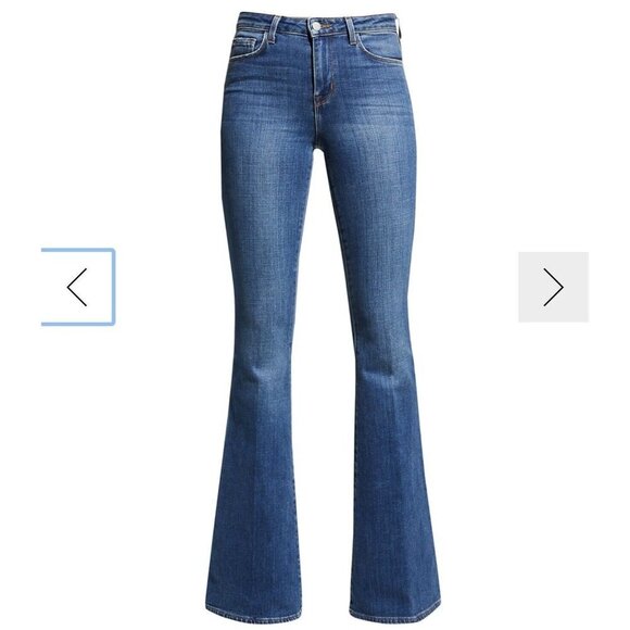 L'AGENCE BELL HIGH RISE FLARE LEG JEANS Paris SZ 31